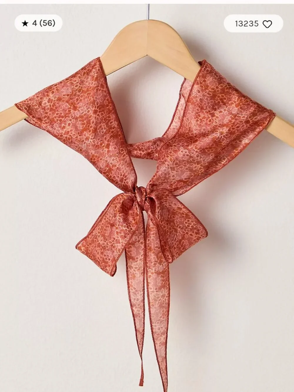 Free People Tilly Skinny Silk Convertible Scarf